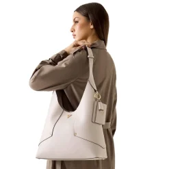 Borsa Donna Hobo a Spalla GUESS Linea Darcy Colore Stone