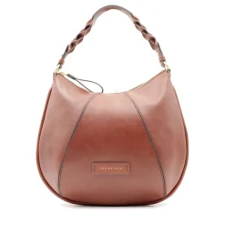 Borsa Donna Hobo con Tracolla THE BRIDGE linea Brigida in Pelle Marrone