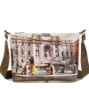Borsa Donna Hobo Y NOT a Tracolla YES-592 Lost in Rome