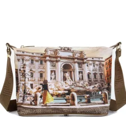 Borsa Donna Hobo Y NOT a Tracolla YES-592 Lost in Rome