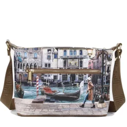 Borsa Donna Hobo Y NOT a Tracolla YES-592 Blue Lagoon