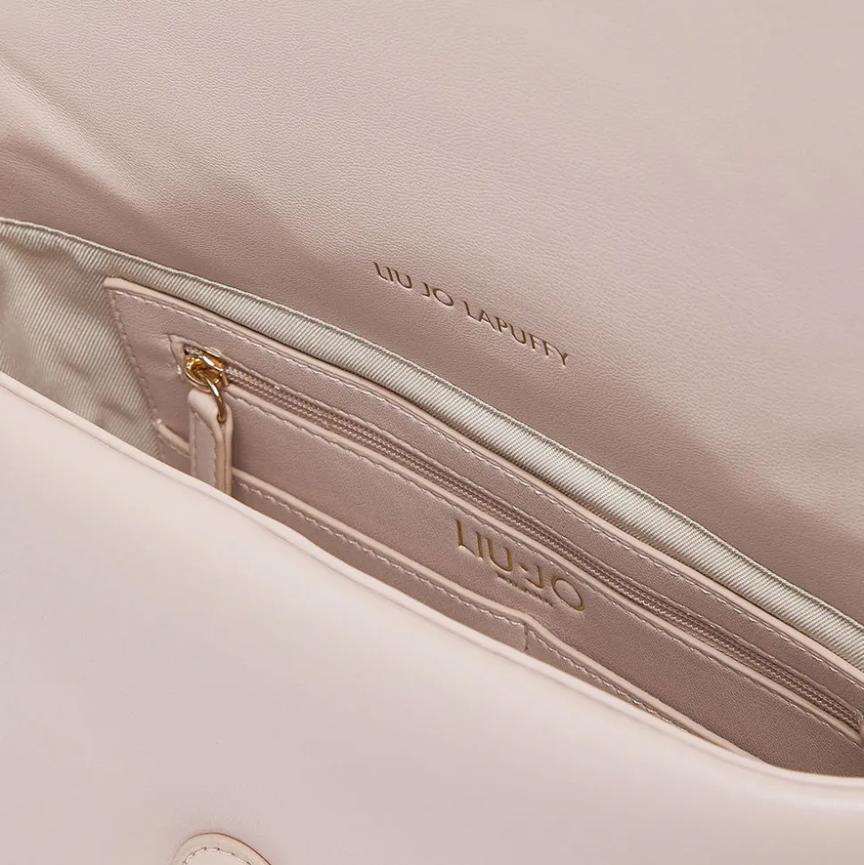 Borsa Donna Media a Spalla LIU JO Better linea La Puffy Rosy Beige