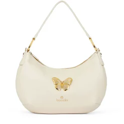 Borsa Donna Mezzaluna a Spalla BRACCIALINI linea Beth Jewels Beige