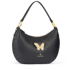 Borsa Donna Mezzaluna a Spalla BRACCIALINI linea Beth Jewels Nera