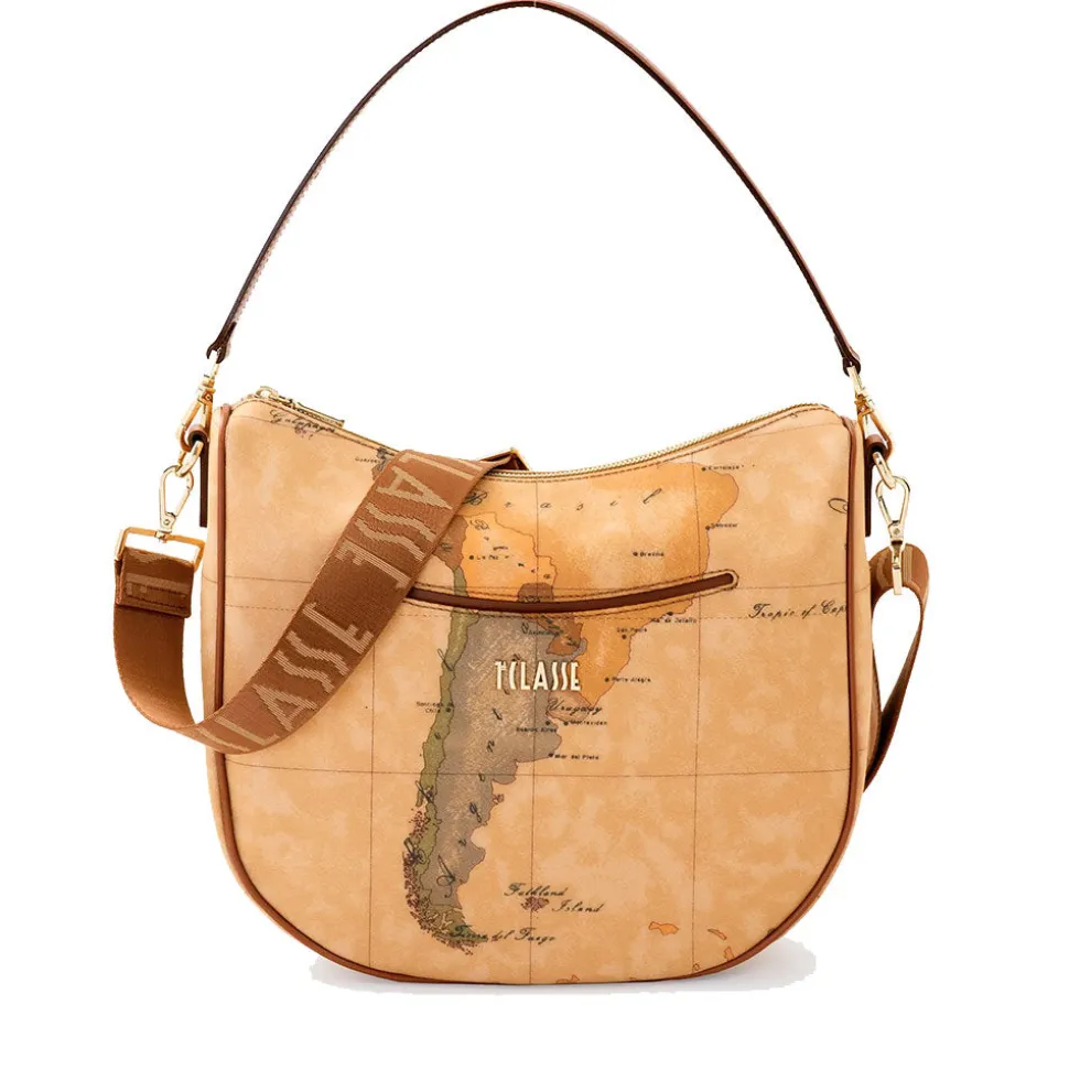Borsa Donna Mezzaluna a Spalla 1A Classe Alviero Martini linea Geo Classic E068