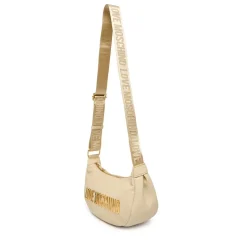 Borsa Donna Mezzaluna con Tracolla LOVE MOSCHINO linea Bold Bag Avorio