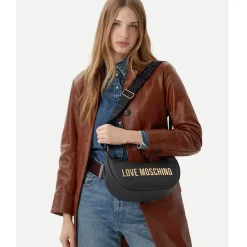 Borsa Donna Mezzaluna con Tracolla LOVE MOSCHINO linea Bold Bag colore Nero