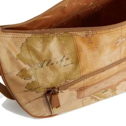 Borsa Donna Mezzaluna Grande con Tasca 1A Classe Alviero Martini linea Geo Soft colore Geo Classic S010