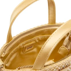 Borsa Donna Mini a Mano GUESS Linea Tasmin colore Gold