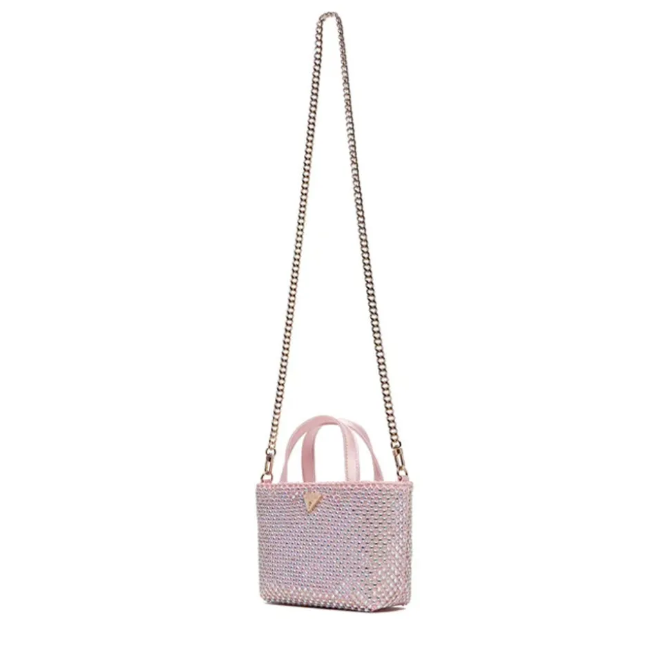 Borsa Donna Mini a Mano GUESS Linea Tasmin colore Light Rose