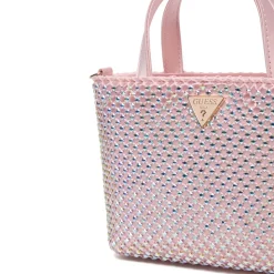Borsa Donna Mini a Mano GUESS Linea Tasmin colore Light Rose