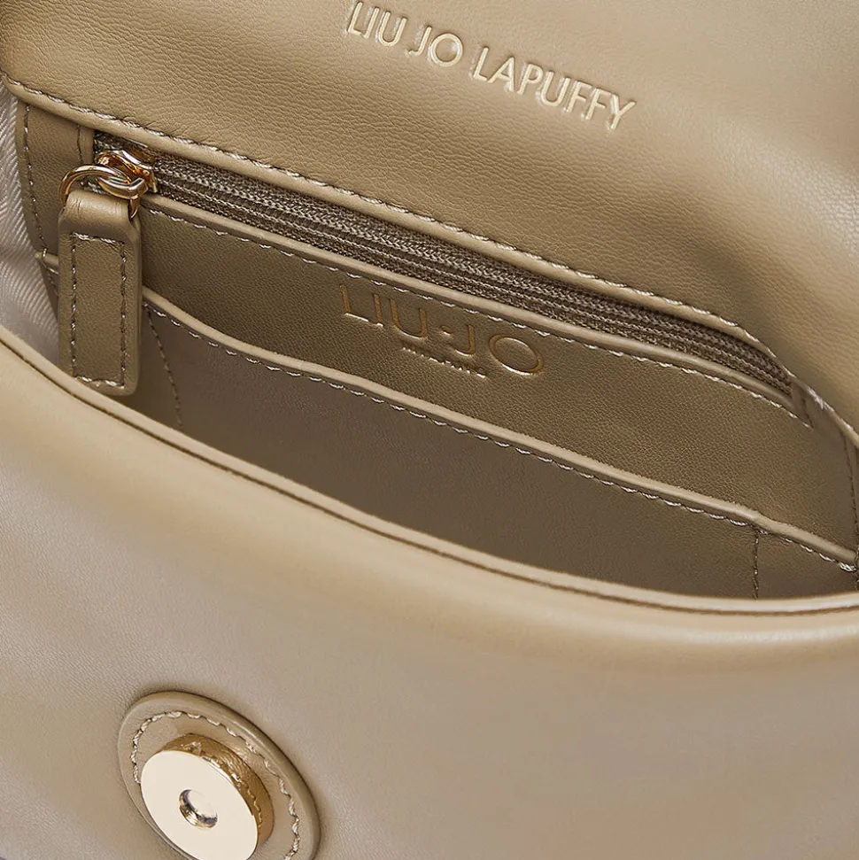 Borsa Donna Mini a Spalla LIU JO Better linea La Puffy color Fango