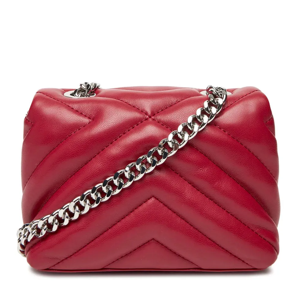 Borsa Donna Mini a Tracolla Chiusa con Patta e Clip ARMANI EXCHANGE Colore Red Dahlia Linea Susy