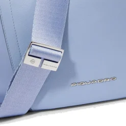 Borsa Donna PIQUADRO linea Circle in Tessuto e Pelle Colore Indaco Misura Grande - BD6658W92T