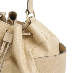 Borsa Donna Secchiello THE BRIDGE linea Letizia in Pelle color Burro