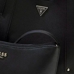 Borsa Donna Shopper a Spalla GUESS Linea Darcy Colore Nero