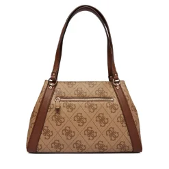 Borsa Donna Shopper a Spalla GUESS Linea Karnilla Colore Latte Logo - Brown