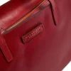Borsa Donna Shopper THE BRIDGE linea Mirra in Pelle Rosso Mattone