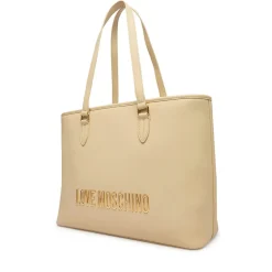 Borsa Donna Shopping LOVE MOSCHINO linea Bold Bag color Burro