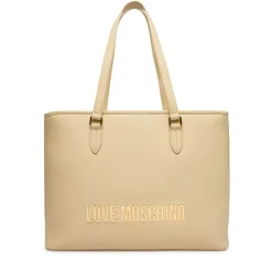 Borsa Donna Shopping LOVE MOSCHINO linea Bold Bag color Burro