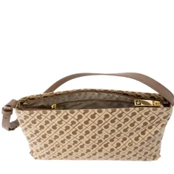Borsa Donna Sottospalla GHERARDINI in Tessuto Softy colore Tabacco - Burro