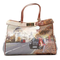 Borsa Donna Y NOT a Mano con Tracolla YES-650 London Tourist