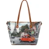 Borsa Donna Y NOT a Spalla YES-396 Stampa C'Est La Vie