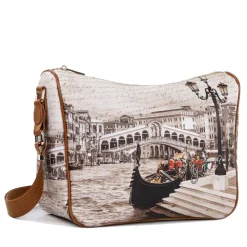 Borsa Donna Y NOT con Tracolla Regolabile linea YES-370 Venice Postcard