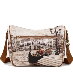Borsa Donna Y NOT con Tracolla Regolabile linea YES-370 Venice Postcard