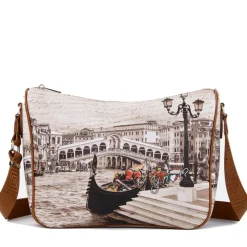Borsa Donna Y NOT con Tracolla Regolabile linea YES-370 Venice Postcard