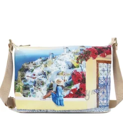 Borsa Donna Y NOT Hobo Easy Large a Tracolla YES-607 Greek Summer