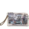 Borsa Donna Y NOT Pochette con Tracolla YES-384 Blue Lagoon