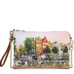 Borsa Donna Y NOT Pochette con Tracolla YES-303 Flower River