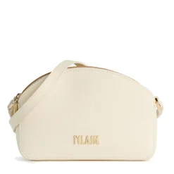 Borsa Doppia Zip a Tracolla 1A Classe Alviero Martini linea Aura Bag stampa Saffiano Avorio LF04