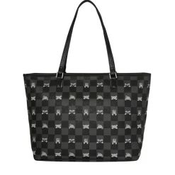 Borsa Tote Donna SPRAYGROUND stampa Gray Peeking Character Check