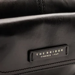 Camera Case Donna a Tracolla THE BRIDGE linea Flora in Pelle Nera