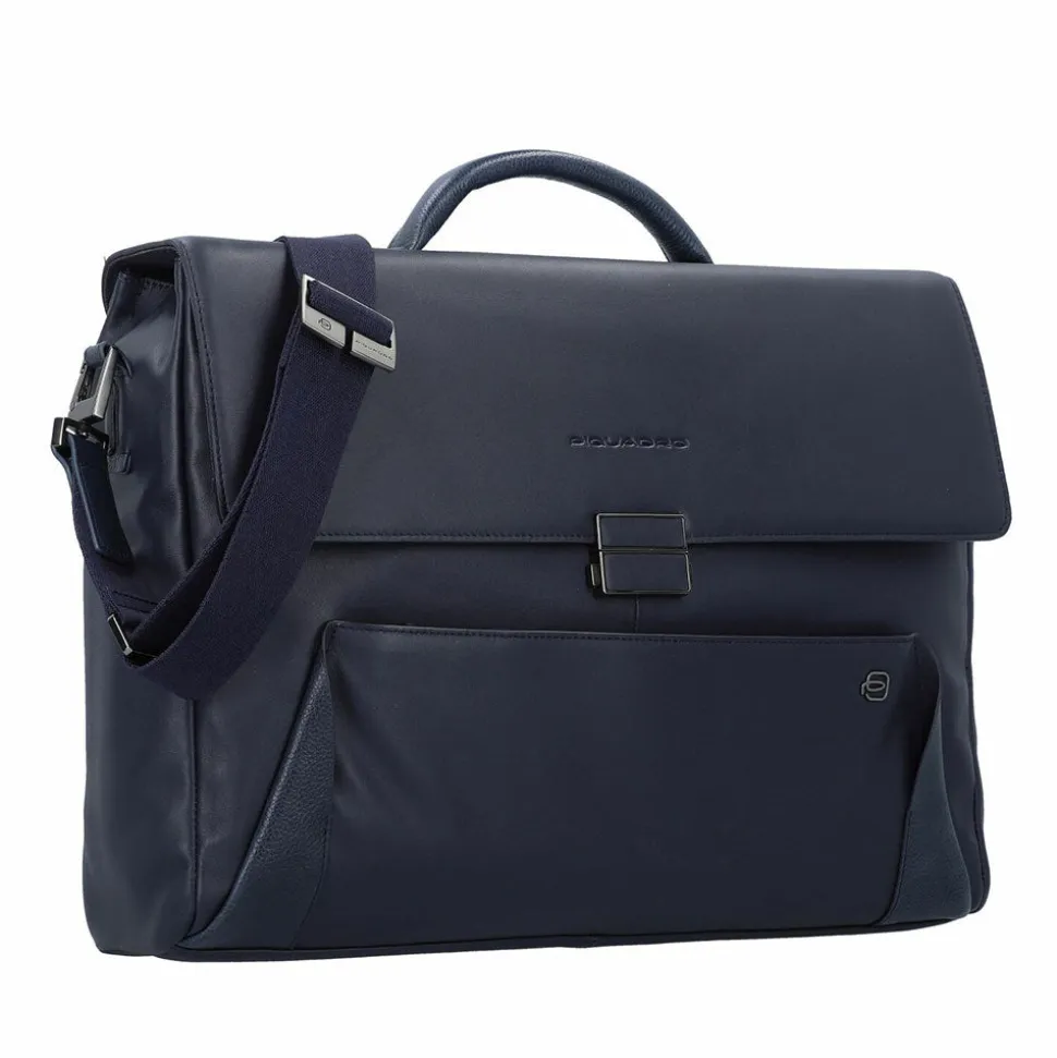 Cartella Porta PC 14" e Tablet PIQUADRO in Pelle Blu Linea Pan - CA4254S94
