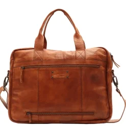Cartella Uomo Due Manici con Tracolla Porta Pc 14" - Gianni Conti in Pelle Color Cognac