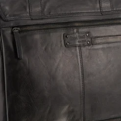 Cartella Uomo Porta Pc 15" con Pattina - Gianni Conti in Pelle Nera
