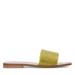 Ciabatta Flat Donna LIU JO Saba 04 con Strass Gialla