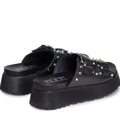 Ciabatte CULT Janis 3146 in Pelle Black - Silver