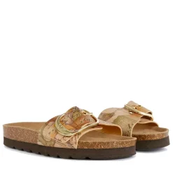 Ciabatte Donna 1A Classe Alviero Martini in Eco Nappa stampa Geo Classic 1424