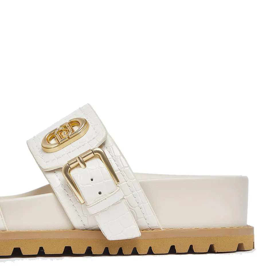 Ciabatte Donna Doppia Fascia LIU JO Livia 02 stampa Cocco color Latte