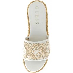 Ciabatte Donna GUESS Linea Binata Colore White - Natural