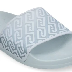 Ciabatte Donna LIU JO Kos 21 stampa Monogram in Gomma Azzurra