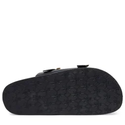 Ciabatte Doppia Fascia PATRIZIA PEPE Girl linea Fly Birkilux in Pelle Nera