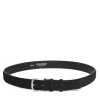 Cintura Uomo in Camoscio Nero 3,5cm - Made in Italy