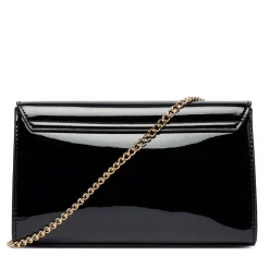 Clutch con Tracolla LOVE MOSCHINO in Vernice Nera
