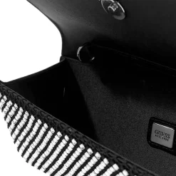 Clutch Donna a Mano con Tracolla GUESS Linea Tasmin colore Nero