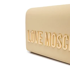 Clutch Donna con Tracolla LOVE MOSCHINO linea Smart Daily Bag Lettering Logo color Burro